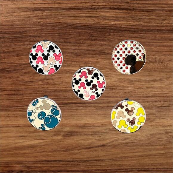 5 Hidden Mickey Disney Parks Trading Pins, Plus 2 Bonus Pins - Picture 1 of 2